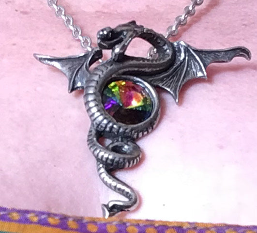 Anguis Aeternus  Statement Dragon necklace