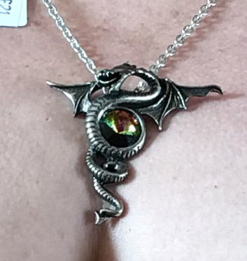 Anguis Aeternus  Statement Dragon necklace