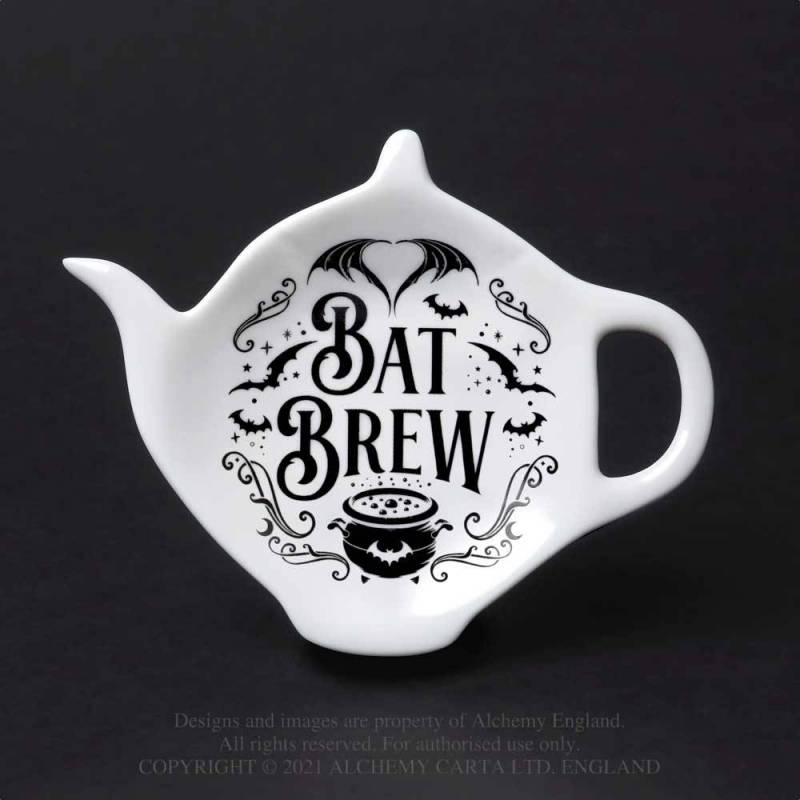 Tea Bag and Spoon Rest - Bat Brew